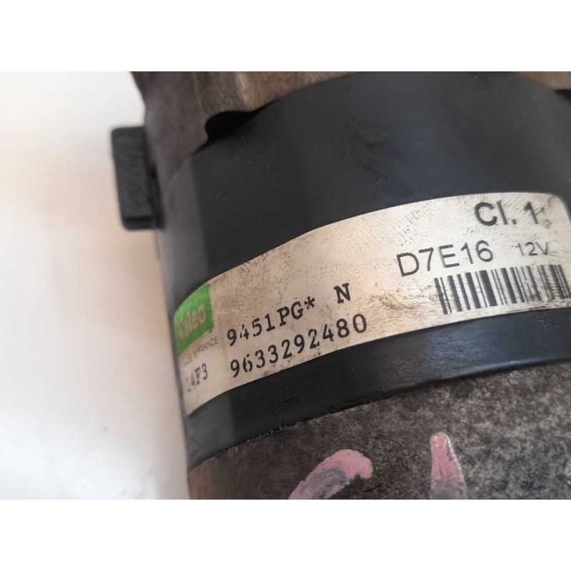 Recambio de motor arranque para citroën c3 1.1 referencia OEM IAM 9633292480 D7E16 VALEO - Gris 5