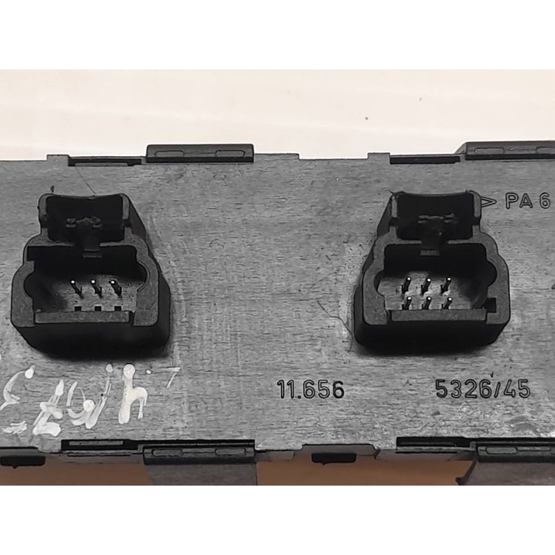 Recambio de mando elevalunas delantero izquierdo para peugeot 307 berlina (s2) xs + referencia OEM IAM 96531123XT - Negro 2