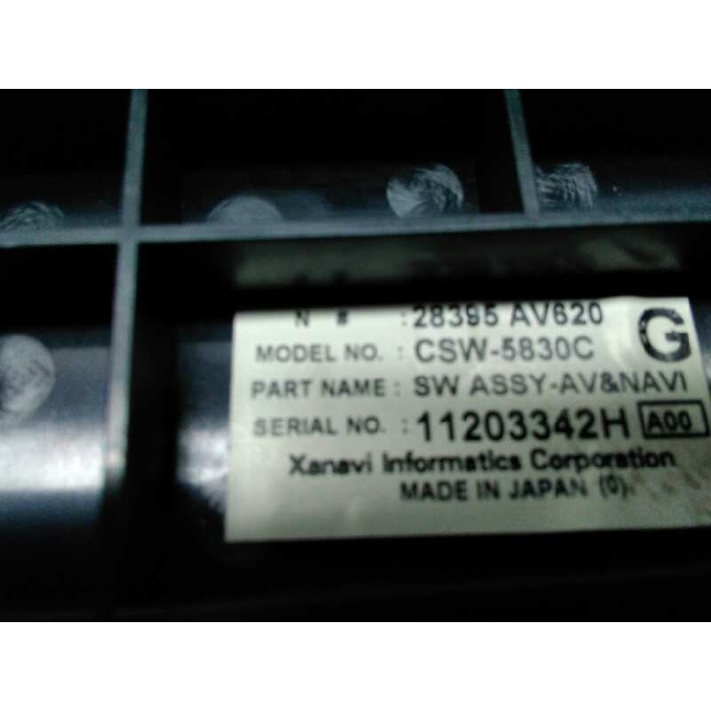 Recambio de mando climatizador para nissan primera berlina (p12) tekna referencia OEM IAM 28395AV620 11203342H 3