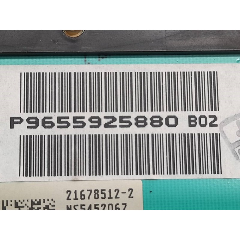 Recambio de cuadro instrumentos para peugeot 307 berlina (s2) xs + referencia OEM IAM P9655925880 - Negro 2
