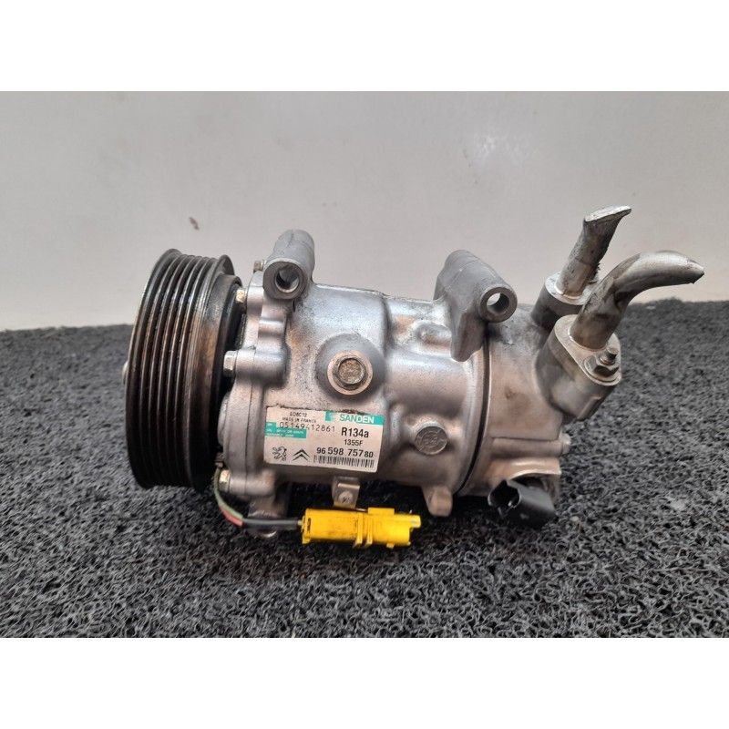Recambio de compresor aire acondicionado para citroën c3 picasso sx referencia OEM IAM 1355F 9659875780 SANDEN