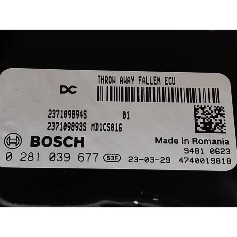 Recambio de centralita motor uce para mercedes-benz citan (bm 420) furgón 112 cdi standard (420.633) referencia OEM IAM 02810396 - Blanco 2