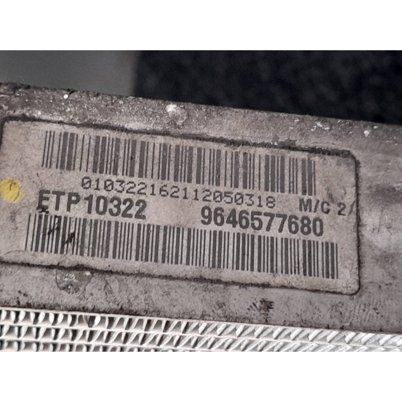 Recambio de radiador agua para citroën c4 coupe vtr plus referencia OEM IAM 9646577680 - Gris 4