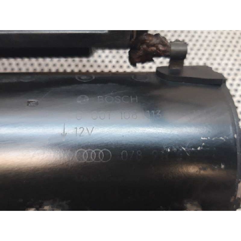 Recambio de motor arranque para audi a4 berlina (b5) 2.8 referencia OEM IAM 0001108113 078911023 BOSCH - Azul 2