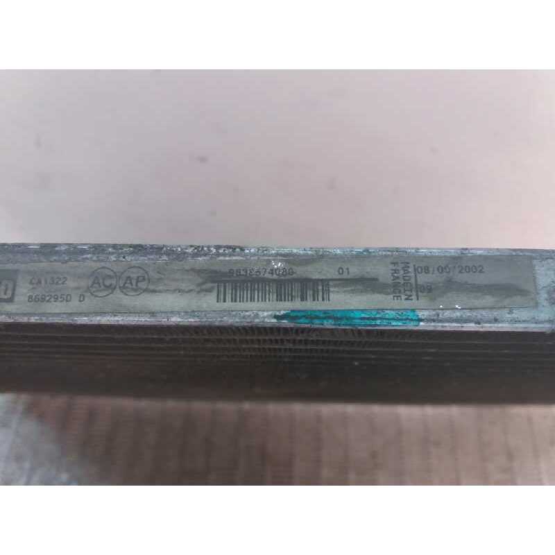 Recambio de condensador / radiador aire acondicionado para peugeot 307 (s1) 1.6 16v cat referencia OEM IAM 9638574080 - Azul 2