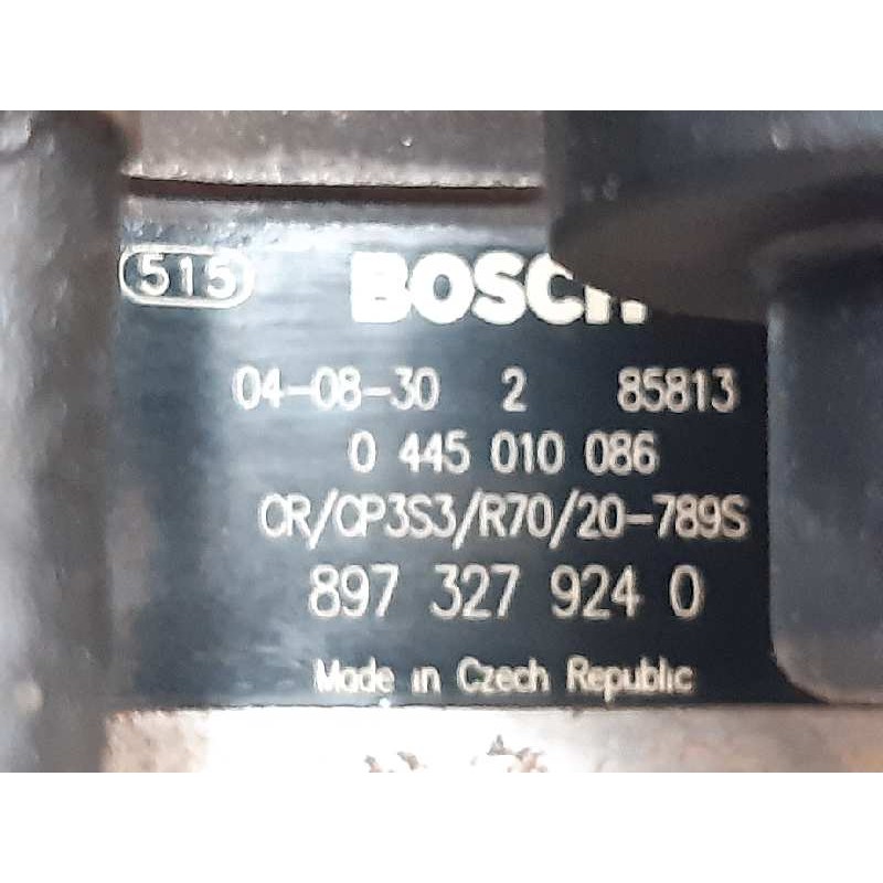 Recambio de bomba inyeccion para opel astra h berlina cosmo referencia OEM IAM 0445010086 897327924O BOSCH 3