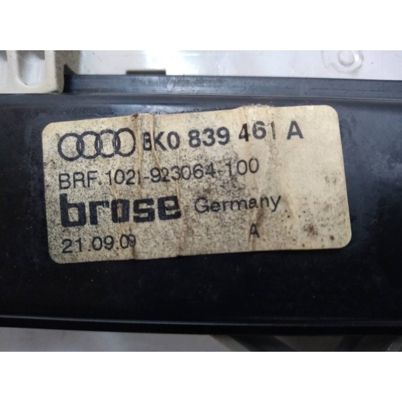 Recambio de elevalunas trasero izquierdo para audi a4 ber. (b8) e referencia OEM IAM 8K0839461A 8K0959811A 2