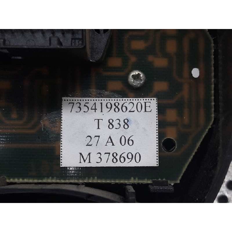 Recambio de warning para fiat doblo (119) 1.9 8v dynamic / multijet dynamic plus (77kw) referencia OEM IAM 7354198620E T838 - Azul 3