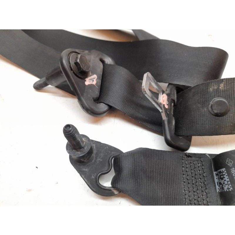 Recambio de cinturon seguridad delantero izquierdo para dacia sandero stepway referencia OEM IAM 868854701R 4276BJ - Negro 3