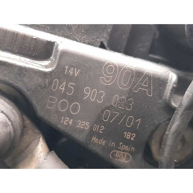 Recambio de alternador para volkswagen polo berlina (6n2) trendline referencia OEM IAM 045903023 124325012 - Gris 5