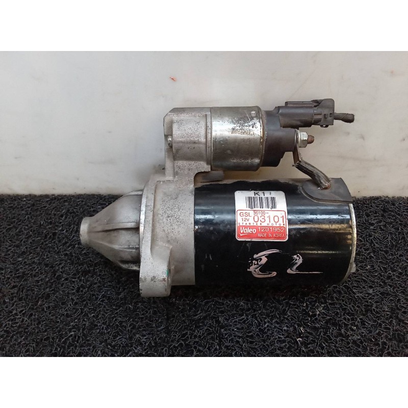 Recambio de motor arranque para kia rio 1.2 cat referencia OEM IAM 3610003101 1201952 VALEO