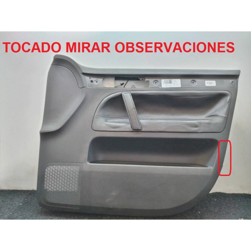 Recambio de guarnecido puerta delantera derecha para volkswagen touareg (7la) tdi v10 referencia OEM IAM 7L6867012FB  