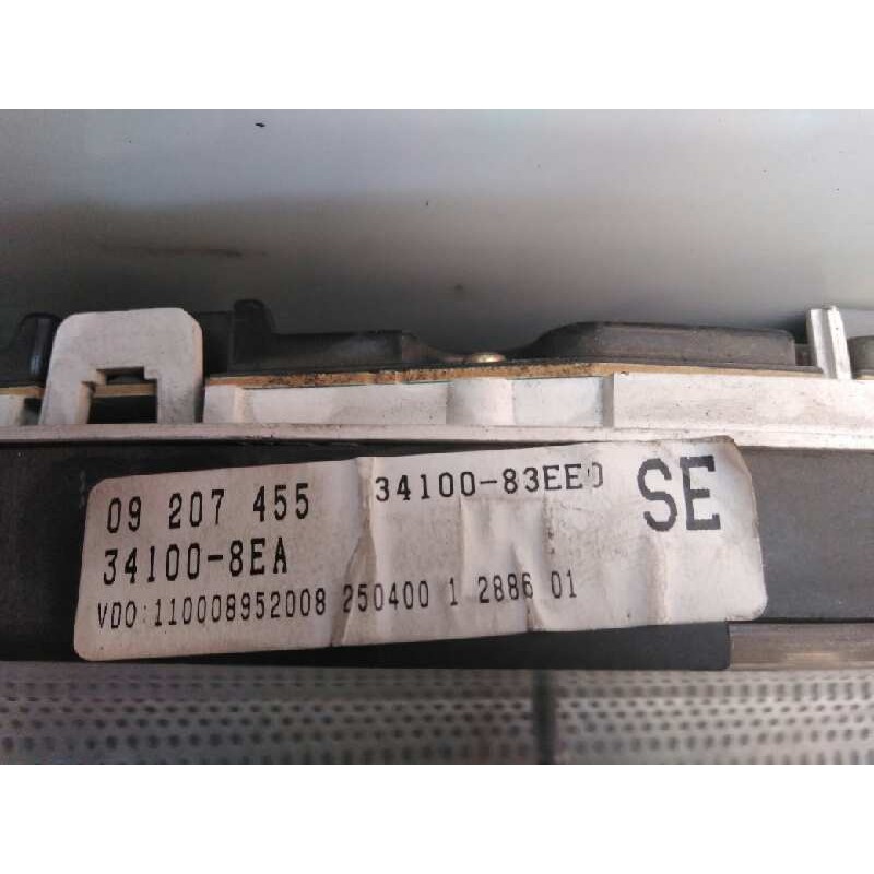 Recambio de cuadro instrumentos para opel agila básico referencia OEM IAM 3410083EE0 09207455 3