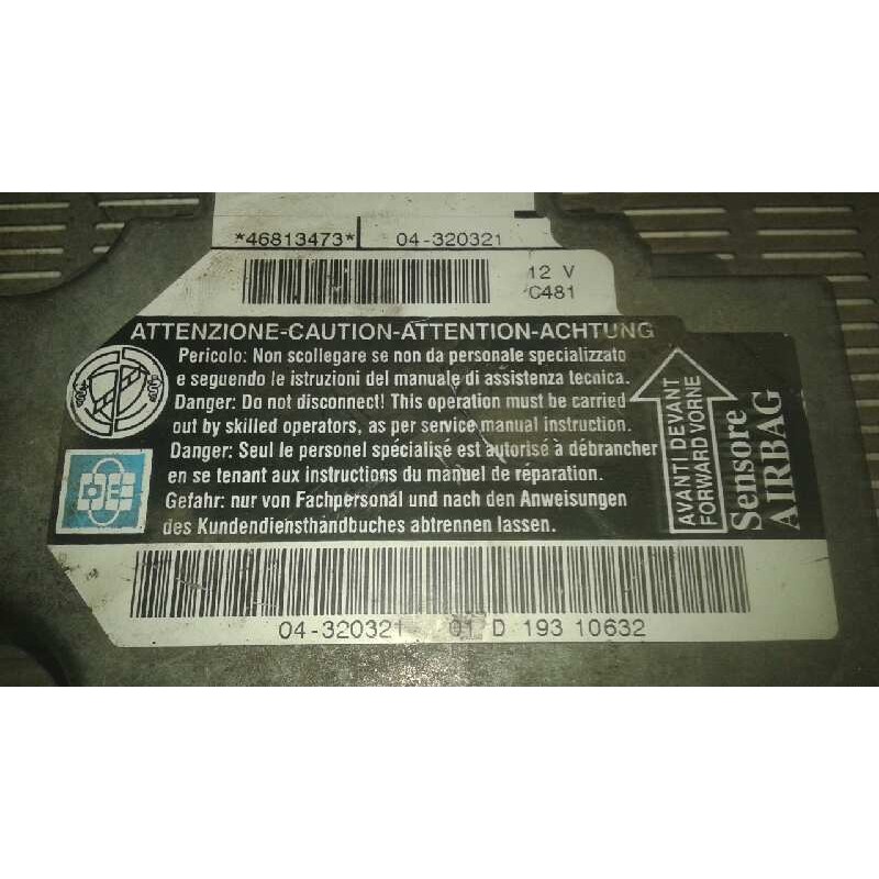 Recambio de kit airbag para alfa romeo 147 (190) 1.9 jtd cat referencia OEM IAM 01D19310632 46813473 - Rojo 2