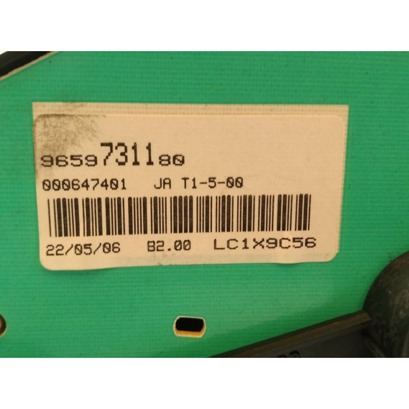 Recambio de cuadro instrumentos para peugeot 206 berlina xs-line referencia OEM IAM 9659731180 - Gris 3