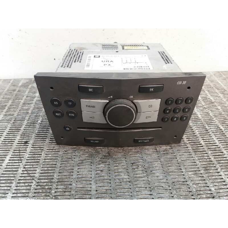 Recambio de sistema audio / radio cd para opel astra h ber. referencia OEM IAM CD30 100103 453116246