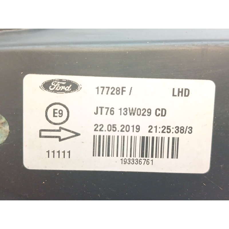 Recambio de faro derecho para ford transit courier b460 monospace 1.5 ecoblue referencia OEM IAM JT7613W029CD - Blanco 2