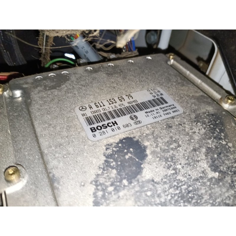 Recambio de centralita motor uce para mercedes-benz vito (w638) combi 108 cdi (638.194) referencia OEM IAM 0281010603 A611153697 - Blanco