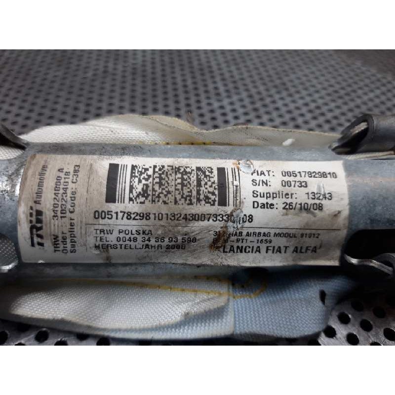 Recambio de airbag cortina delantero izquierdo para fiat nuova 500 (150) lounge referencia OEM IAM 340224860A 00517829810 - Rojo 2