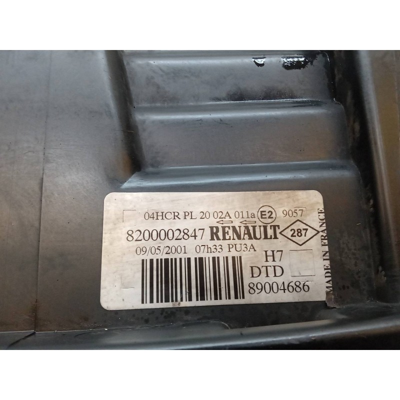 Recambio de faro derecho para renault laguna ii (bg0) dynamique referencia OEM IAM 8200002847 - Gris 3