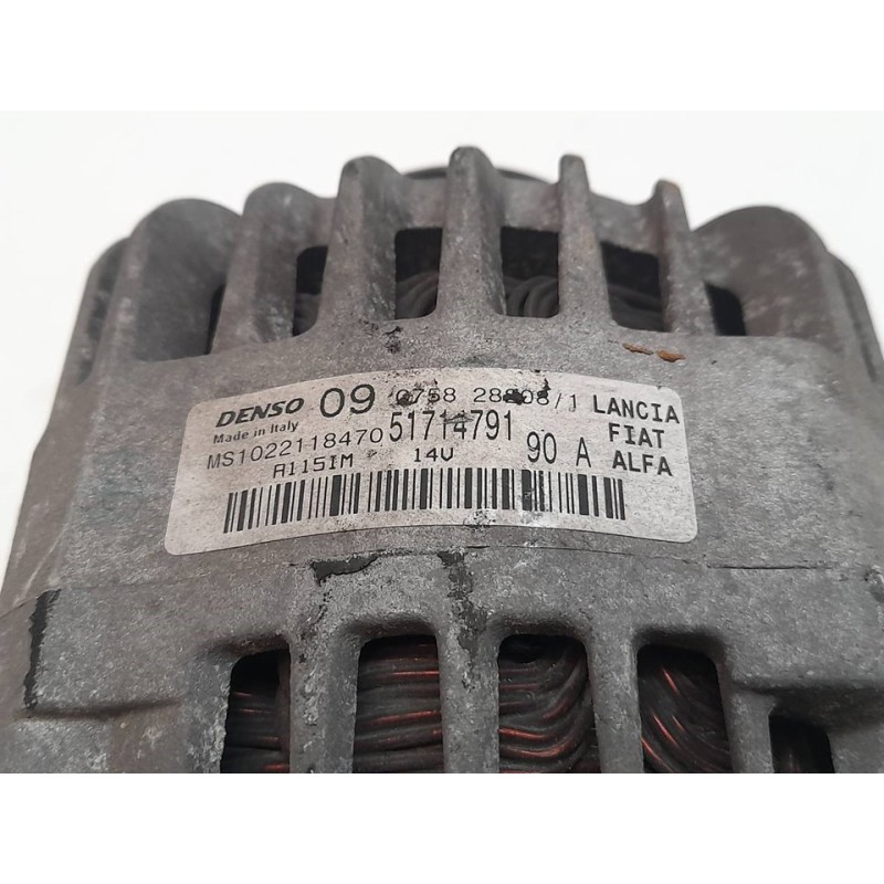 Recambio de alternador para fiat nuova 500 (150) lounge referencia OEM IAM 51714791 C758282081 DENSO - Rojo 5