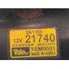 Recambio de motor arranque para kia joice ls referencia OEM IAM 3610021740 1EM0051 VALEO