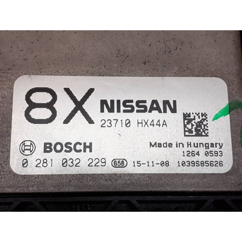 Recambio de centralita motor uce para nissan qashqai (j11) 360 referencia OEM IAM 0281032229  BOSCH - Blanco 3