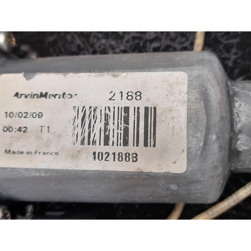 Recambio de elevalunas delantero derecho para citroën c3 picasso sx referencia OEM IAM 402188B - Gris 9
