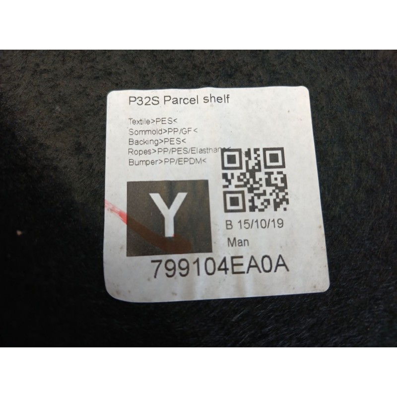 Recambio de bandeja trasera para nissan qashqai ii (j11, j11_) 1.3 dig-t referencia OEM IAM 799104EA0A - Blanco 2