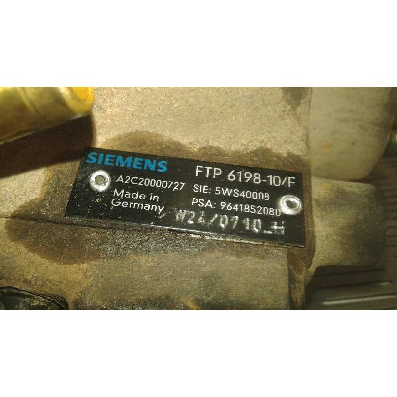 Recambio de bomba inyeccion para ford fiesta (cbk) 1.4 tdci cat referencia OEM IAM 9641852080 5WS4008 - Gris 2