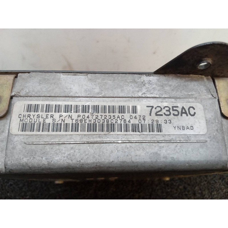 Recambio de centralita motor uce para chrysler voyager (gs) 2.4 se referencia OEM IAM P04727235AC T69EH3038C2764 - Gris 3