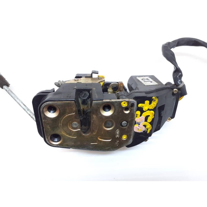 Recambio de cerradura puerta delantera izquierda para kia carens 2.0 crdi lx monovolumen referencia OEM IAM - Negro 3