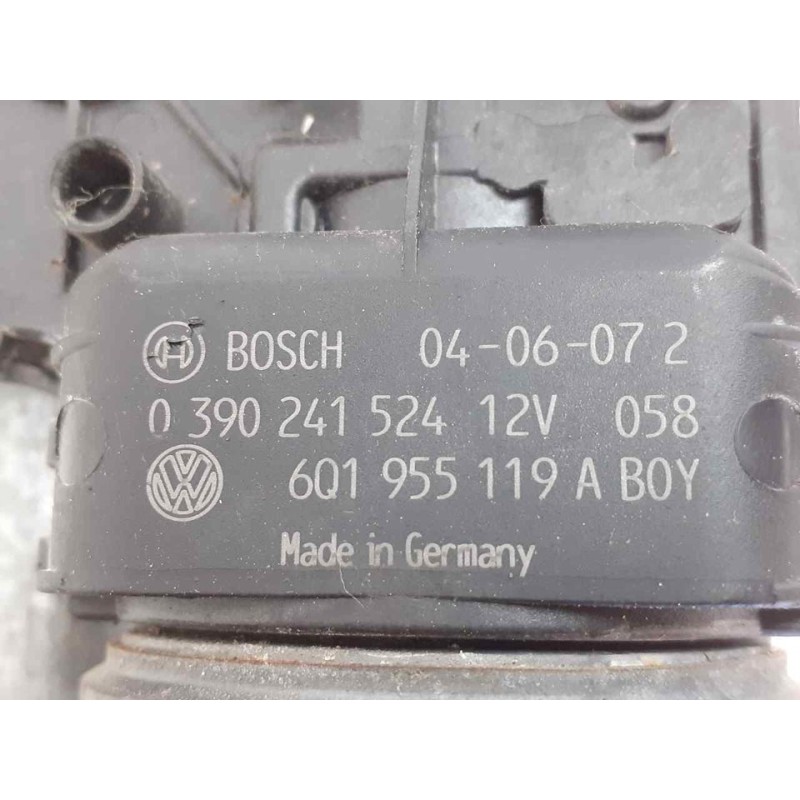 Recambio de motor limpia delantero para volkswagen polo (9n1) trendline referencia OEM IAM 6Q1955119A - Negro 2