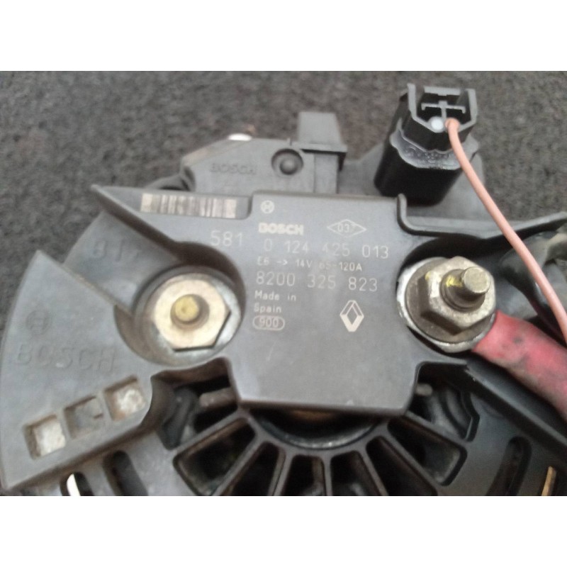 Recambio de alternador para renault modus confort dynamique referencia OEM IAM 0124425013 8200325823 4