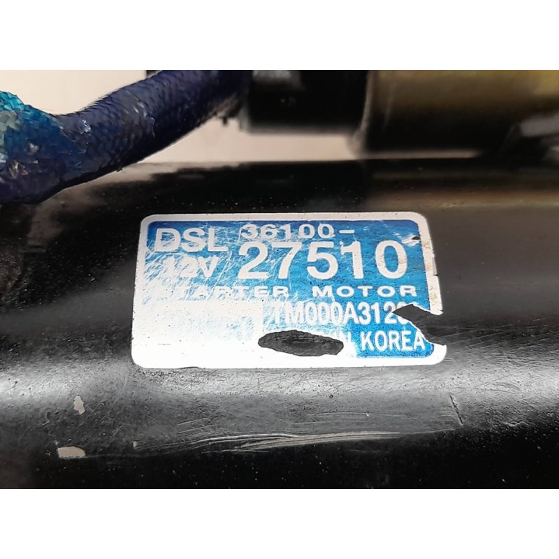 Recambio de motor arranque para hyundai getz (tb) 1.5 crdi referencia OEM IAM 3610027510  VALEO 4