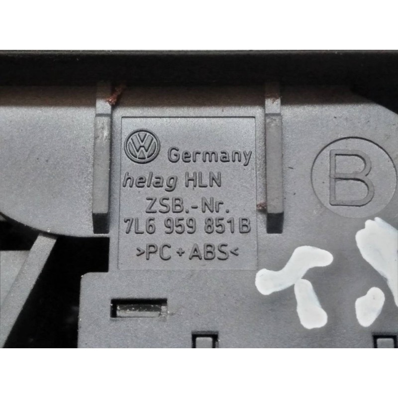 Recambio de mando elevalunas trasero izquierdo para volkswagen touareg (7la) tdi v10 referencia OEM IAM 7L6959851B - Gris 5
