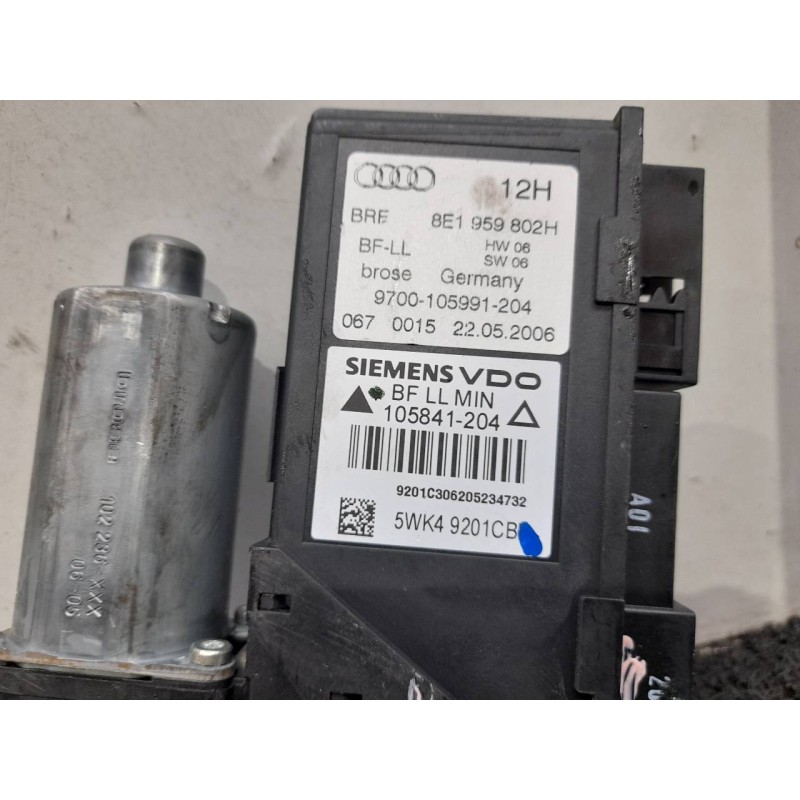 Recambio de elevalunas delantero derecho para audi a4 berlina (8e) 2.0 tdi 16v (103kw) referencia OEM IAM 8E1959802H 5WK49201CB - Negro 3