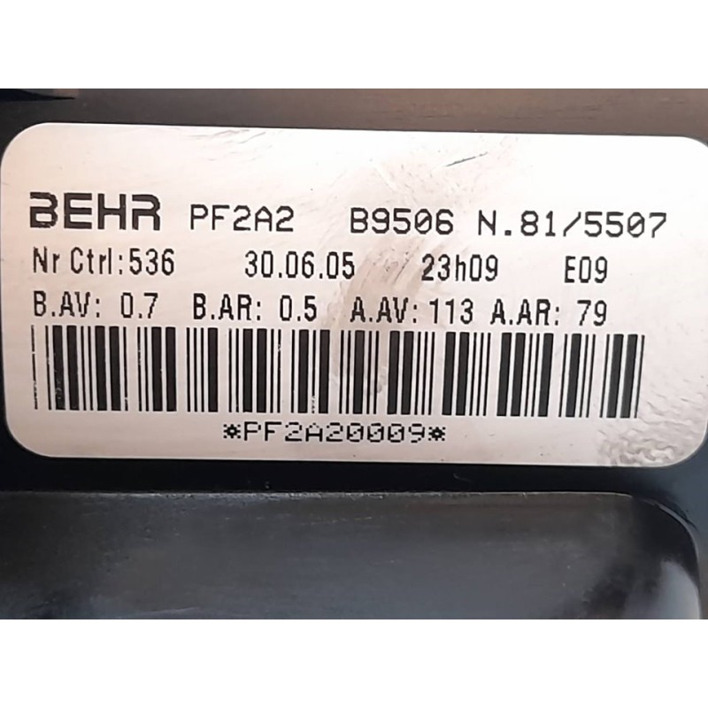 Recambio de motor calefaccion para peugeot 307 break/sw (s2) sw pack referencia OEM IAM B9506 - Gris 4