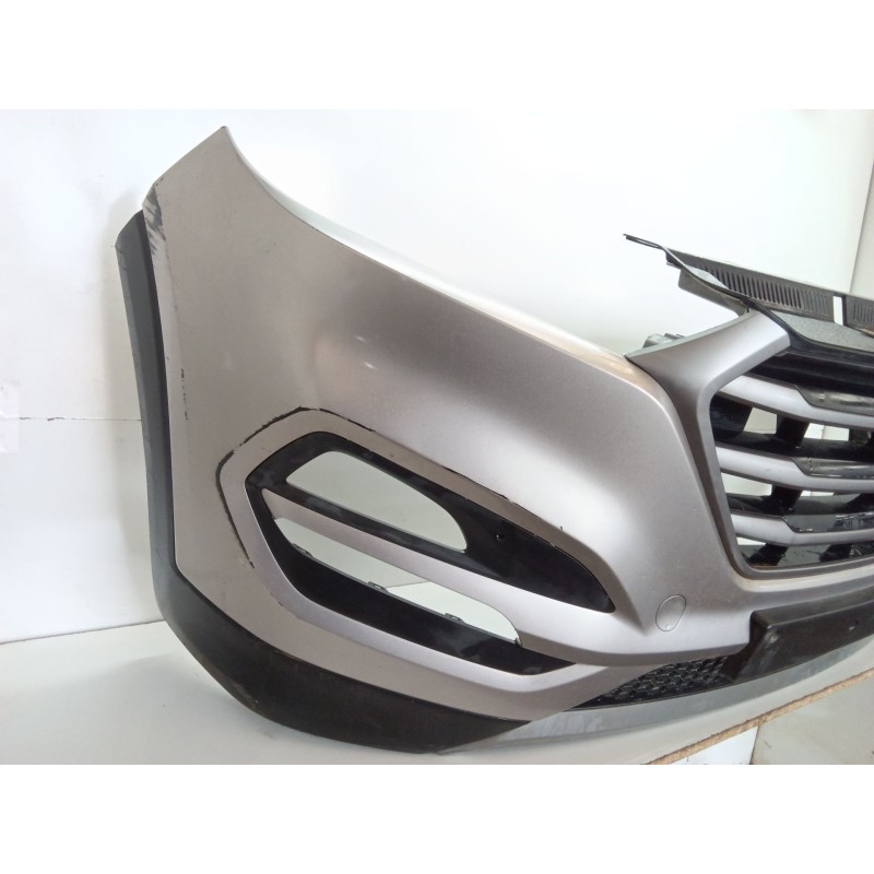 Recambio de paragolpes delantero para hyundai tucson link bluedrive 2wd referencia OEM IAM - Gris 2