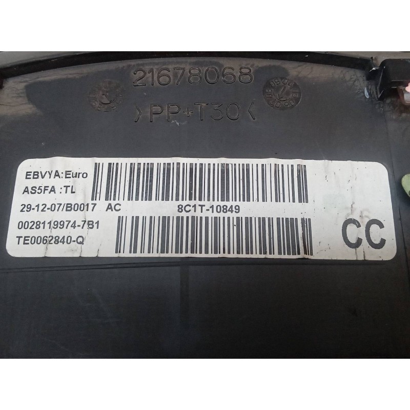Recambio de cuadro instrumentos para ford transit caja cerrada '06 ft 260 k (corto) pkw (turismo) referencia OEM IAM 8C1T10849CC - Blanco 4