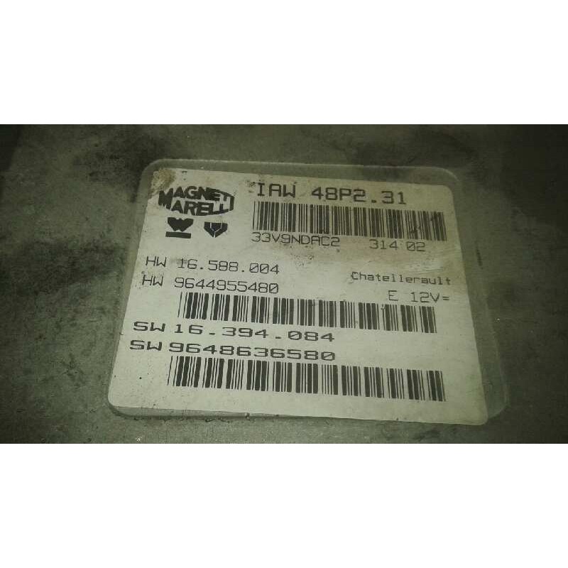 Recambio de centralita motor uce para citroën c5 berlina 2.0 16v cat (rfn / ew10j4) referencia OEM IAM 9644955480 9648636580 165 - Gris 2