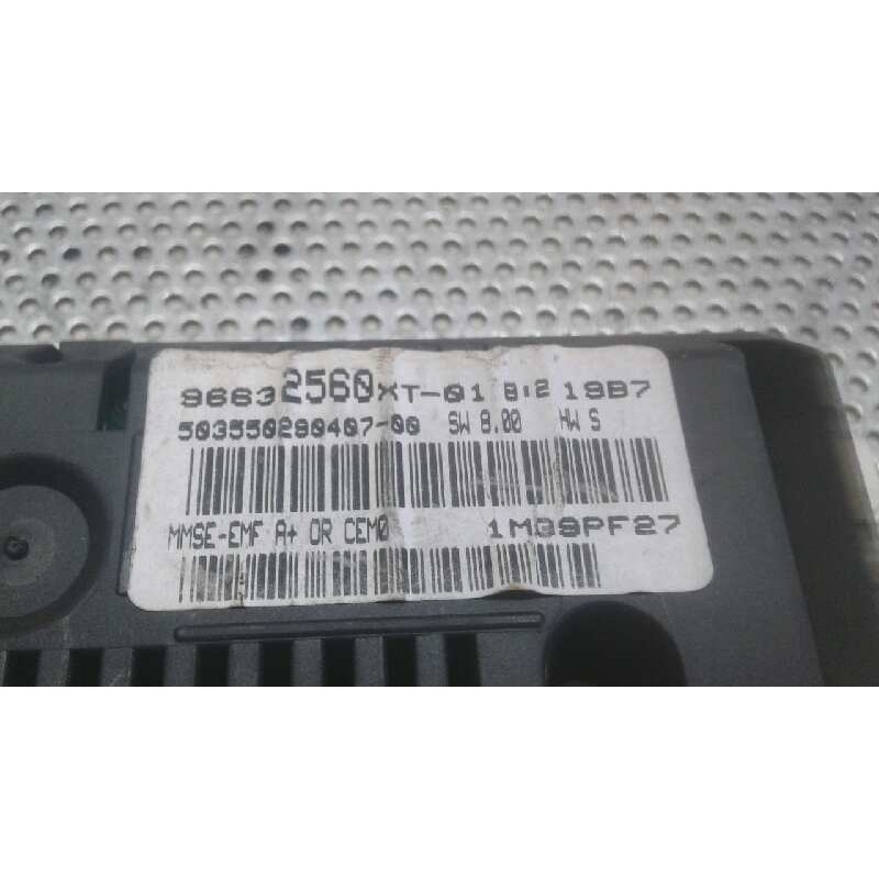 Recambio de pantalla multifuncion para citroën c2 1.1 referencia OEM IAM 96632560XT 3