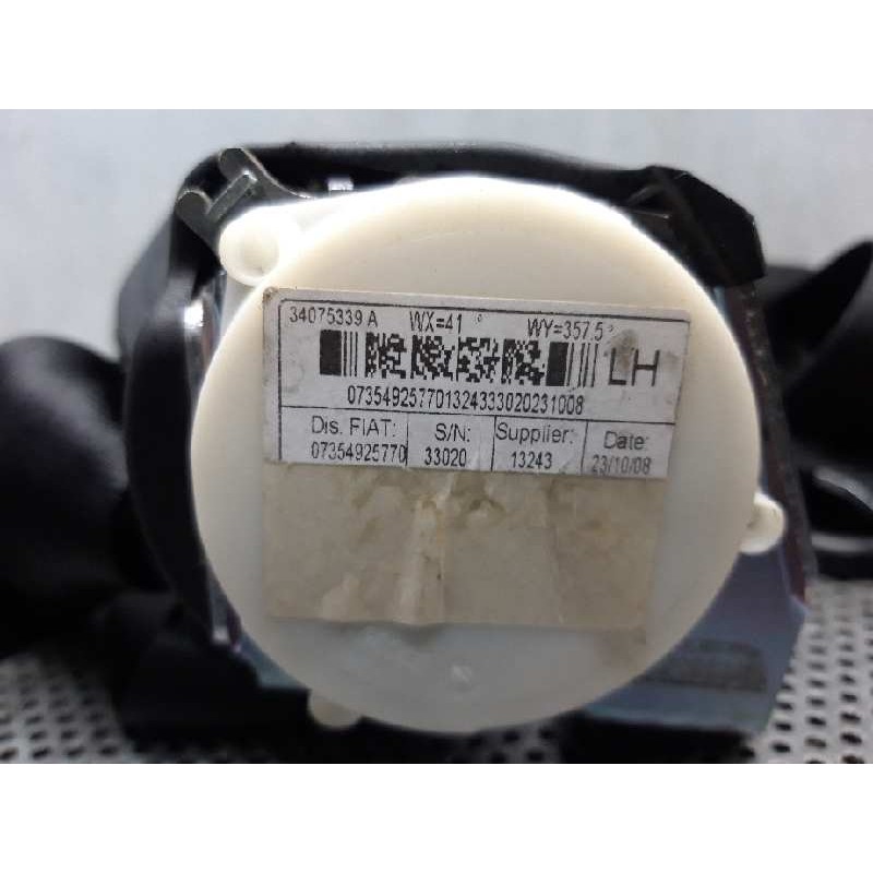 Recambio de cinturon seguridad trasero izquierdo para fiat nuova 500 (150) lounge referencia OEM IAM 07354925760 - Rojo 2