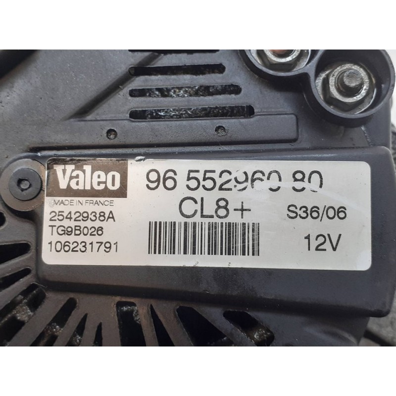 Recambio de alternador para citroën berlingo 1.9 dx familiar referencia OEM IAM 9655296080 2542938A - Blanco 2