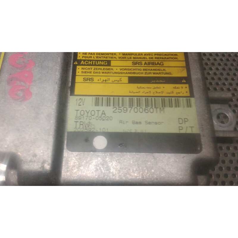 Recambio de centralita airbag para toyota avensis berlina (t 22) 2.0 td luna (5-ptas.) referencia OEM IAM 8917005020 202592101 2