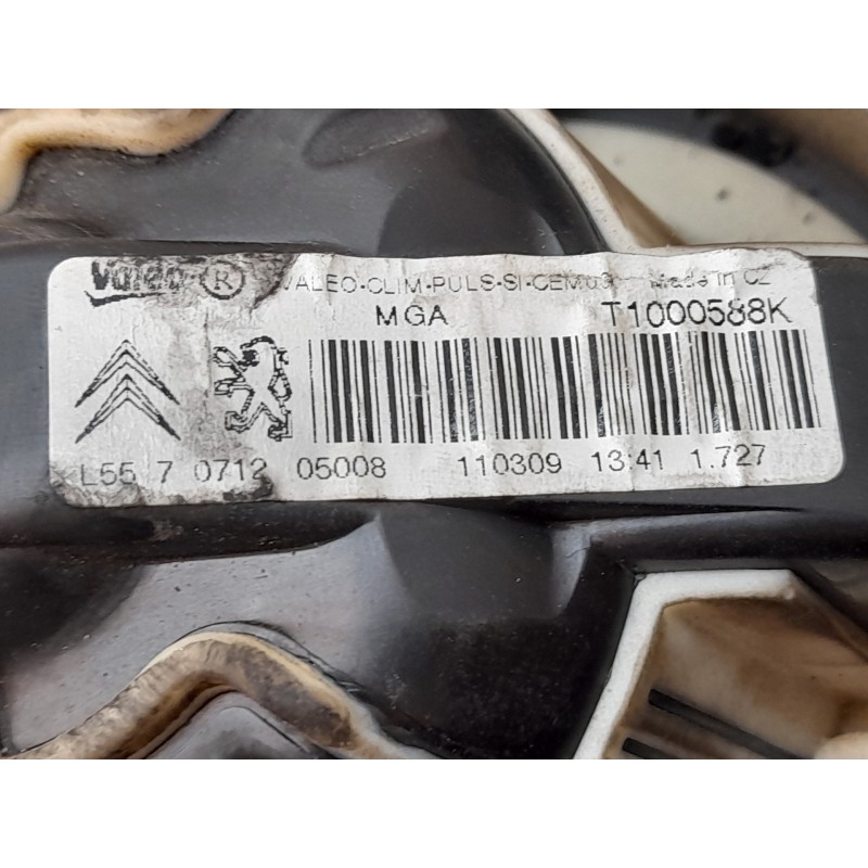 Recambio de motor calefaccion para citroën c3 picasso sx referencia OEM IAM T1000588K L55071205008 VALEO - Gris 3