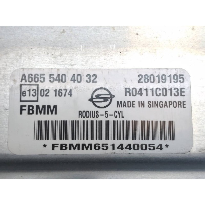 Recambio de centralita motor uce para ssangyong rodius xdi limited awd referencia OEM IAM A6655404032 R0411C013E DELPHI - Gris 2
