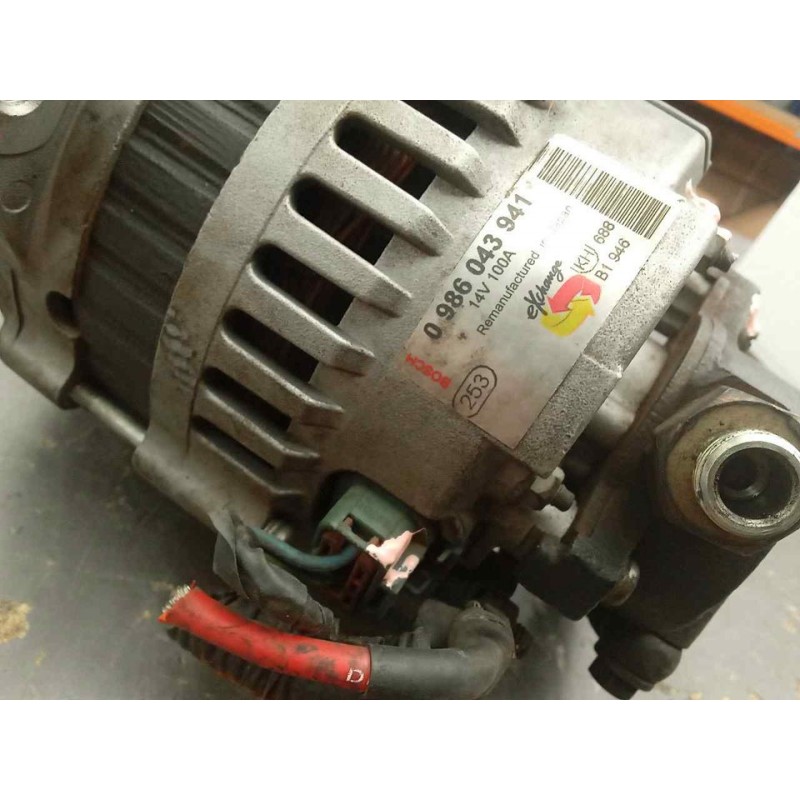 Recambio de alternador para opel vectra b berlina básico (1999) referencia OEM IAM 0986043941  BOSCH 2