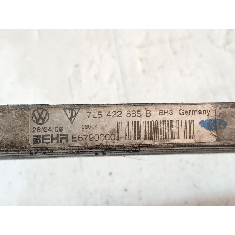 Recambio de radiador aceite para porsche cayenne (typ 9pa) básico referencia OEM IAM 7L5422885B - Negro 2