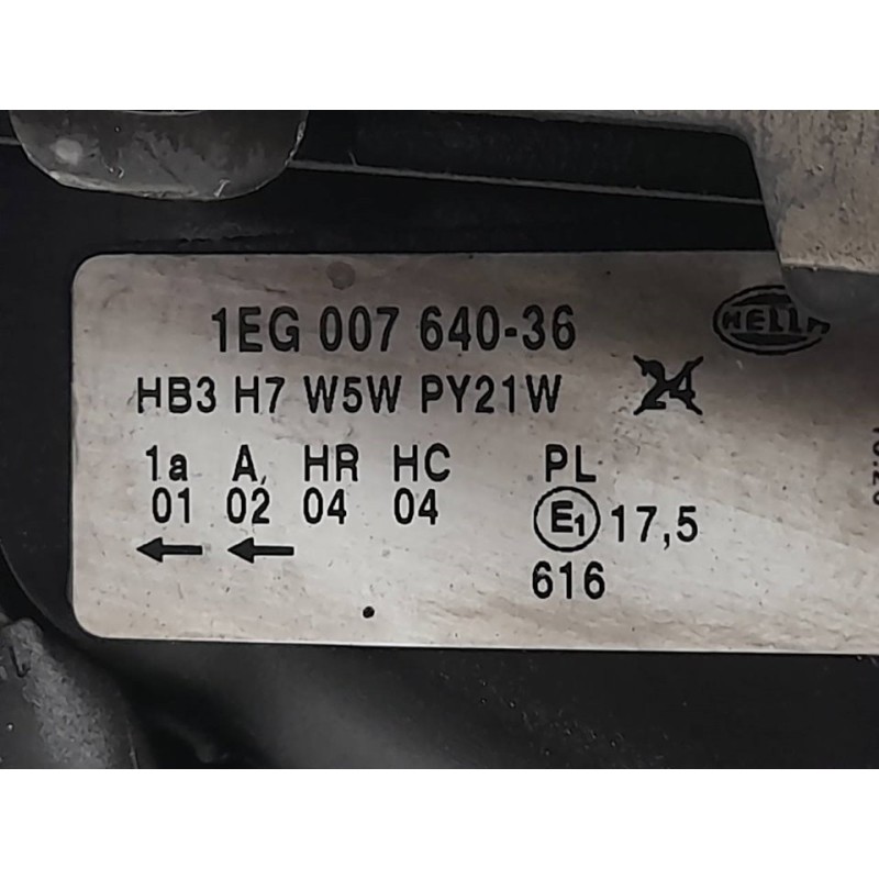 Recambio de faro derecho para opel astra g berlina edition referencia OEM IAM 1EG00764036 2